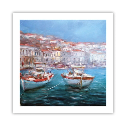 Poster - Italienische Bucht - 50x50 cm