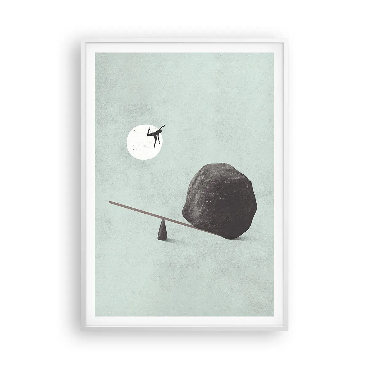 Poster in einem weißen Rahmen - Erfüllte Träume - 70x100 cm