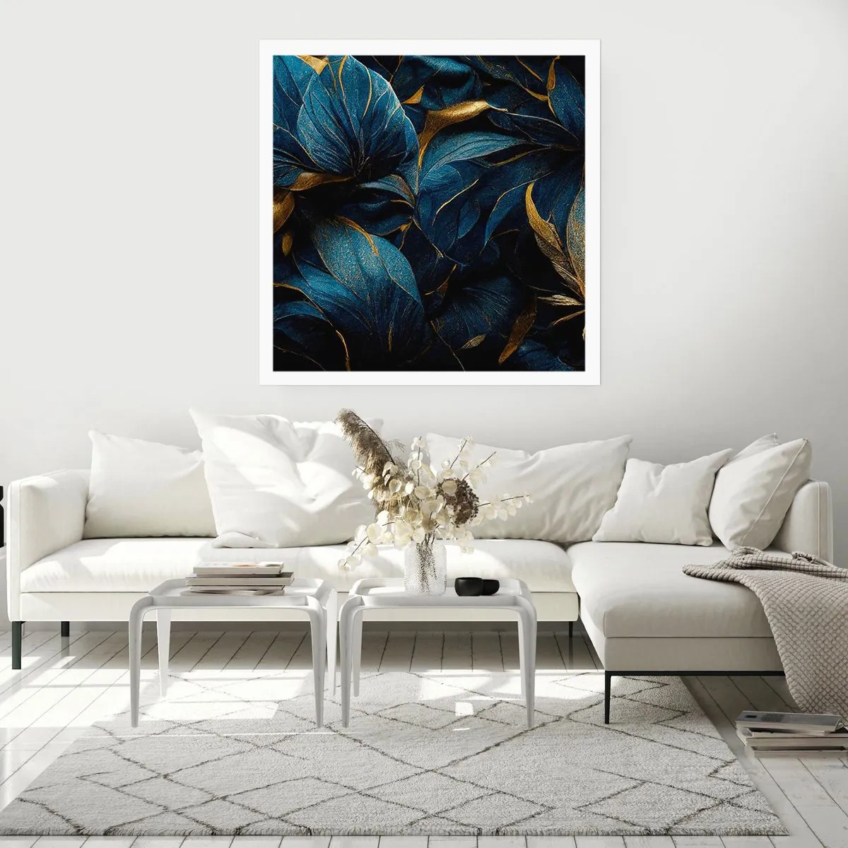 Poster - Mit Gold gefüttert - 30x30 cm