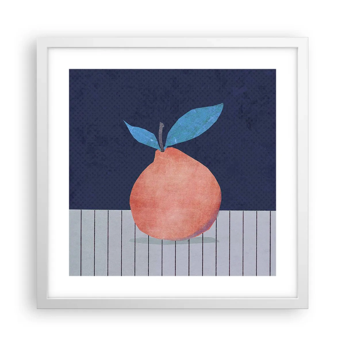 Poster in einem weißen Rahmen - Konvexität und Ebene - 40x40 cm