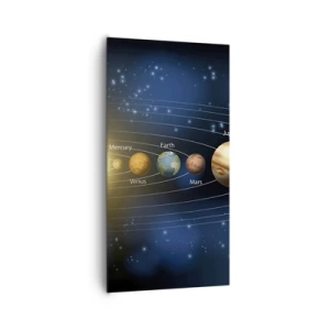 Bild auf Leinwand - Leinwandbild - Einer von zehn - 65x120 cm