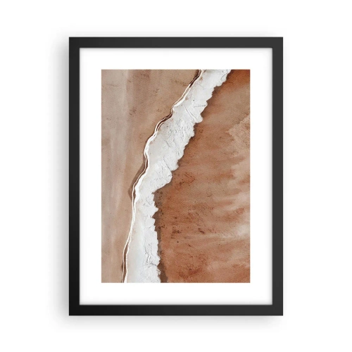 Poster in einem schwarzem Rahmen - In Farben der Erde - 30x40 cm