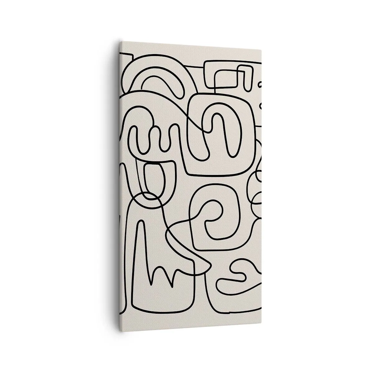 Bild auf Leinwand - Leinwandbild - Folge der Spur - 55x100 cm