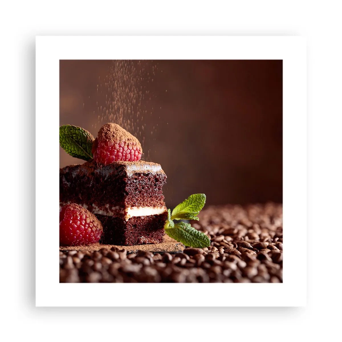 Poster - Das Leben ist süß - 40x40 cm