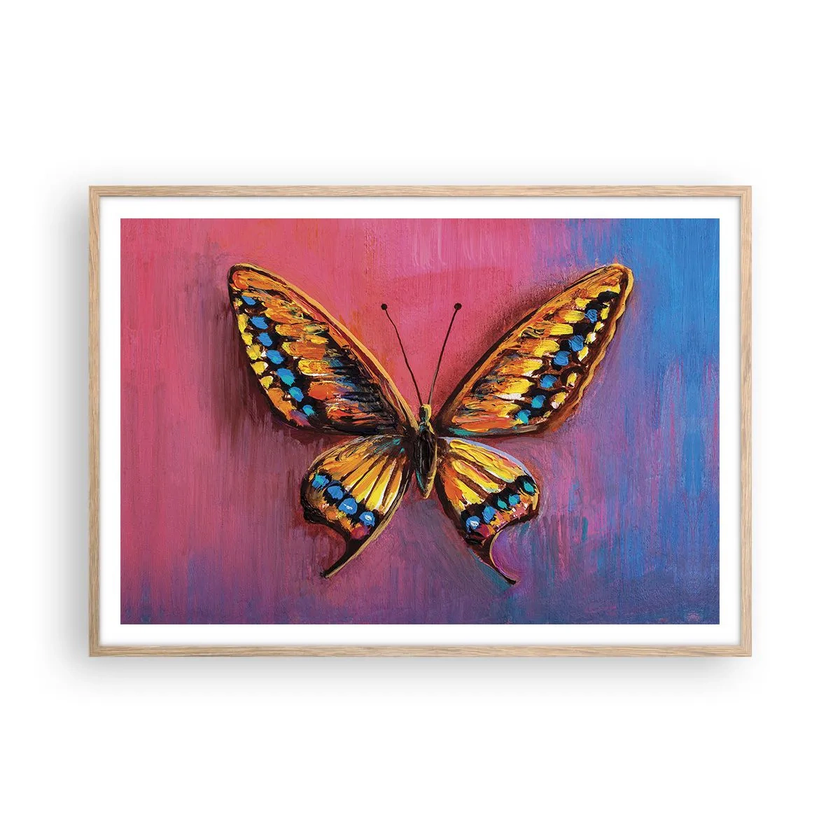 Poster in einem Rahmen aus heller Eiche - Ein Juwel der Natur - 100x70 cm