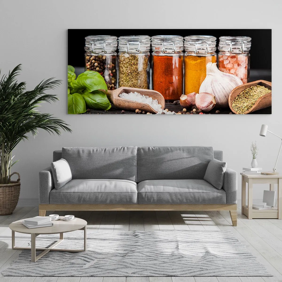 Glasbild - Bild auf glas - Für einen Geschmack des Lebens - 90x30 cm