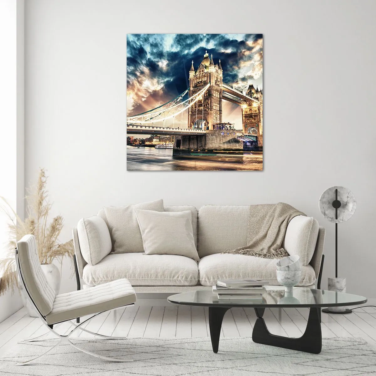 Glasbild - Bild auf glas - Denkmal des viktorianischen Imperiums - 70x70 cm