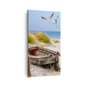 Bild auf Leinwand - Leinwandbild - In Wind gebadet - 65x120 cm