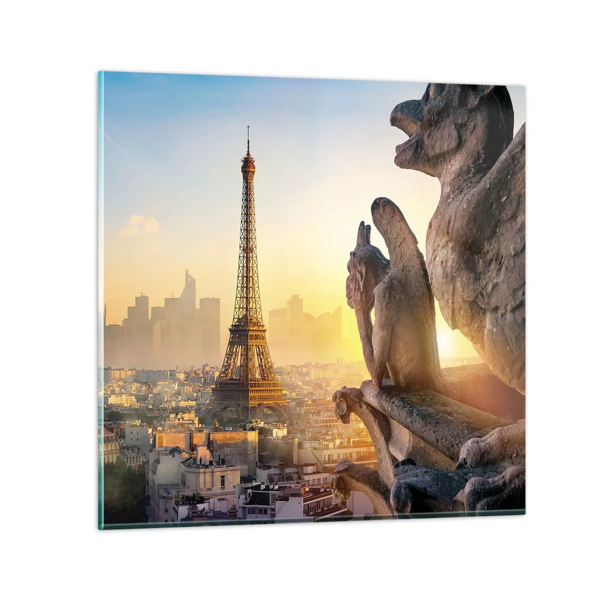 Glasbild - Bild auf glas - Vieles hat sich geändert ... - 70x70 cm