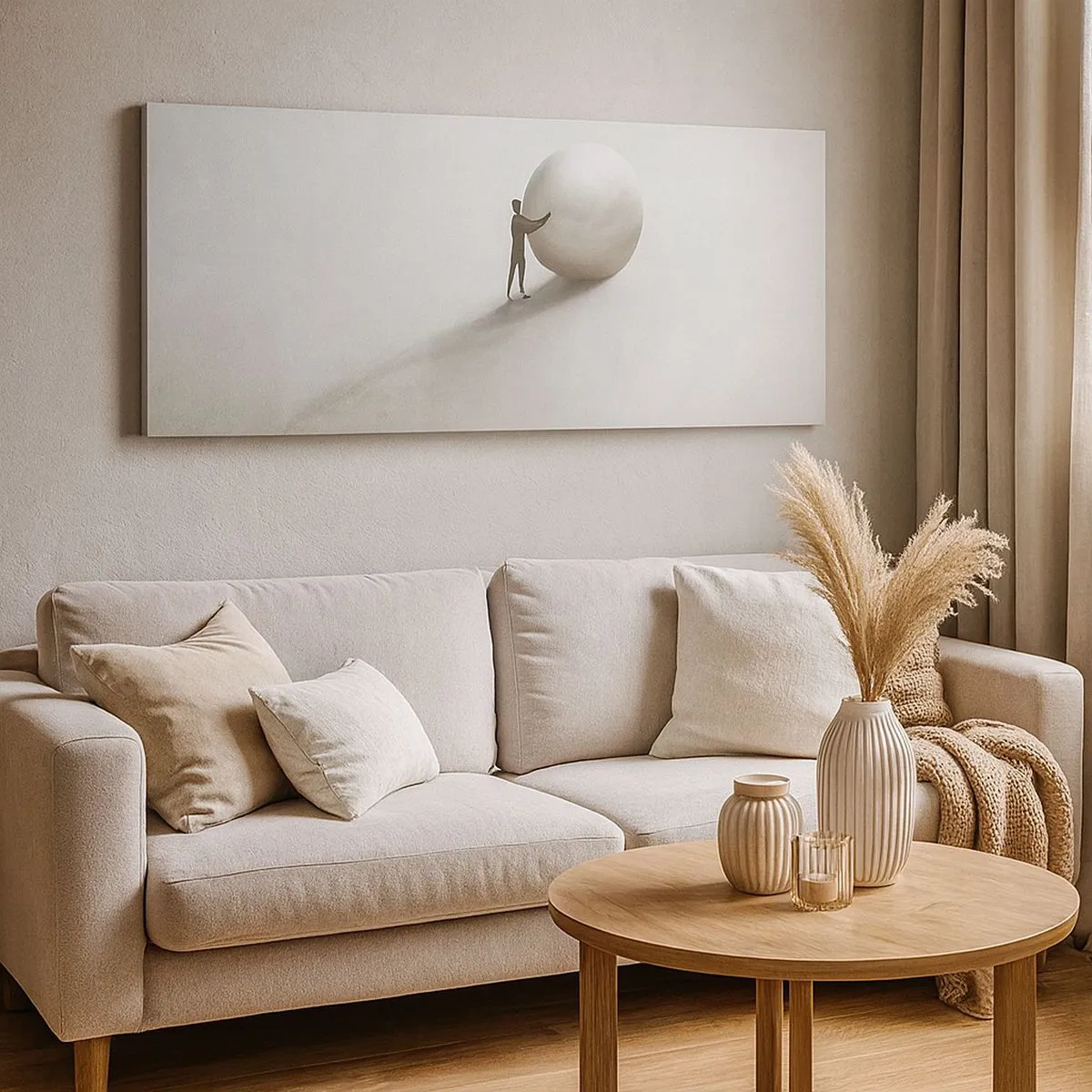 Bild auf Leinwand - Leinwandbild - Das Spiel des Lebens - 100x40 cm