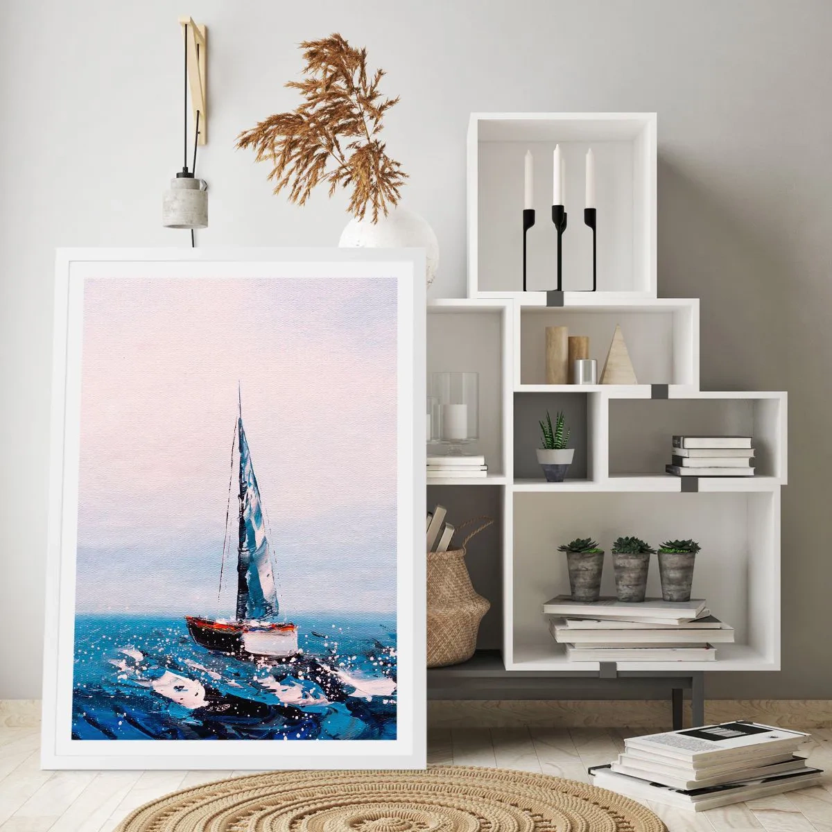 Poster in einem weißen Rahmen - Bruderschaft des Windes - 30x40 cm