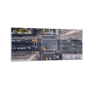 Glasbild - Bild auf glas - Eine einfache Wahl - 100x40 cm