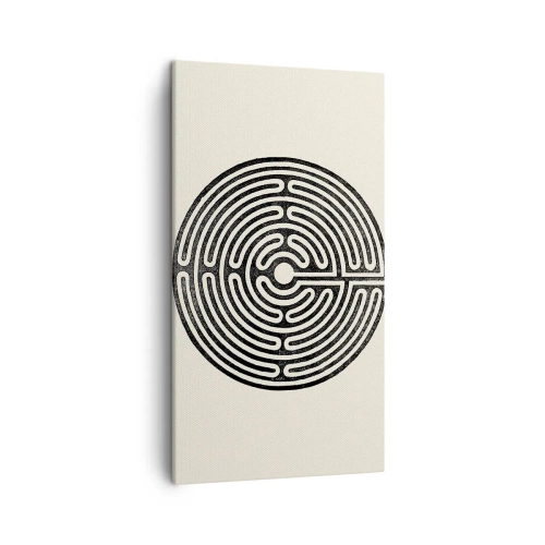 Bild auf Leinwand - Leinwandbild - Geheimnisvolle Ordnung - 45x80 cm