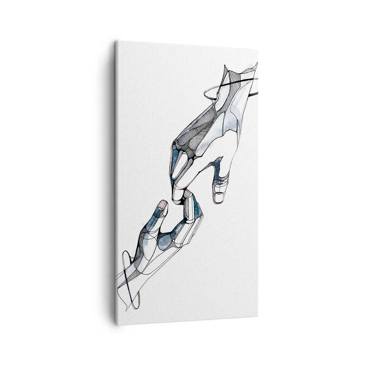 Bild auf Leinwand - Leinwandbild - Eine gute Geste - 45x80 cm