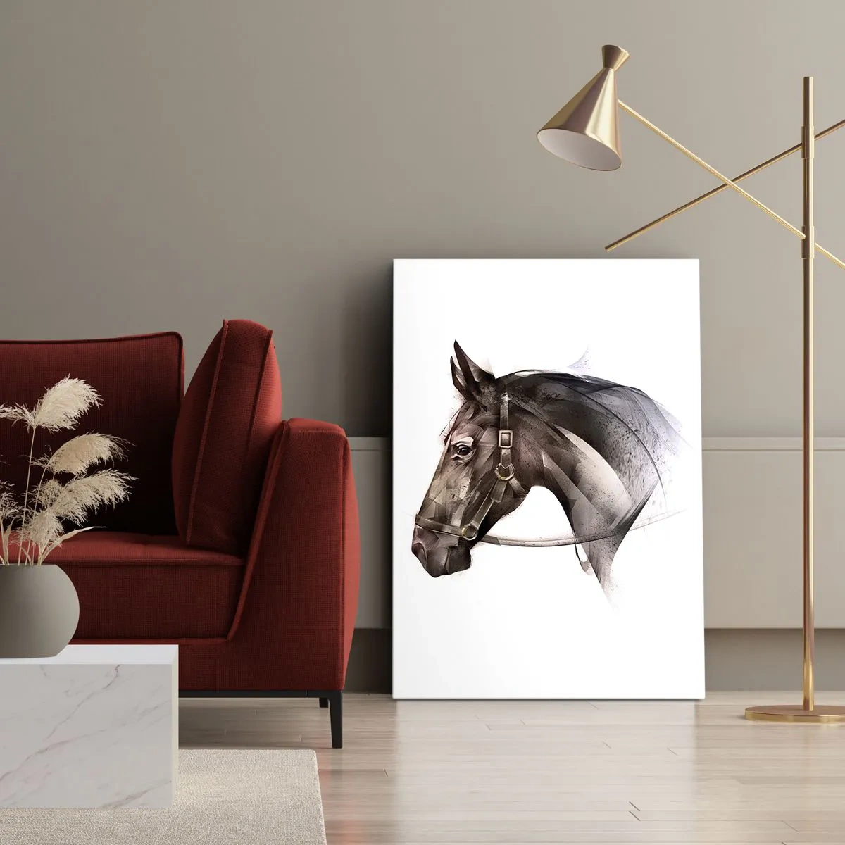 Bild auf Leinwand - Leinwandbild - Was für eine Gnade - 65x120 cm