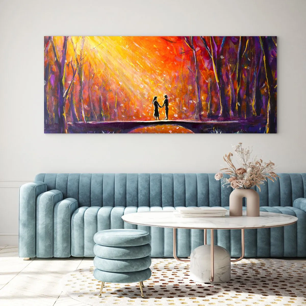 Glasbild - Bild auf glas - Der Himmel liebt sie auch - 100x40 cm