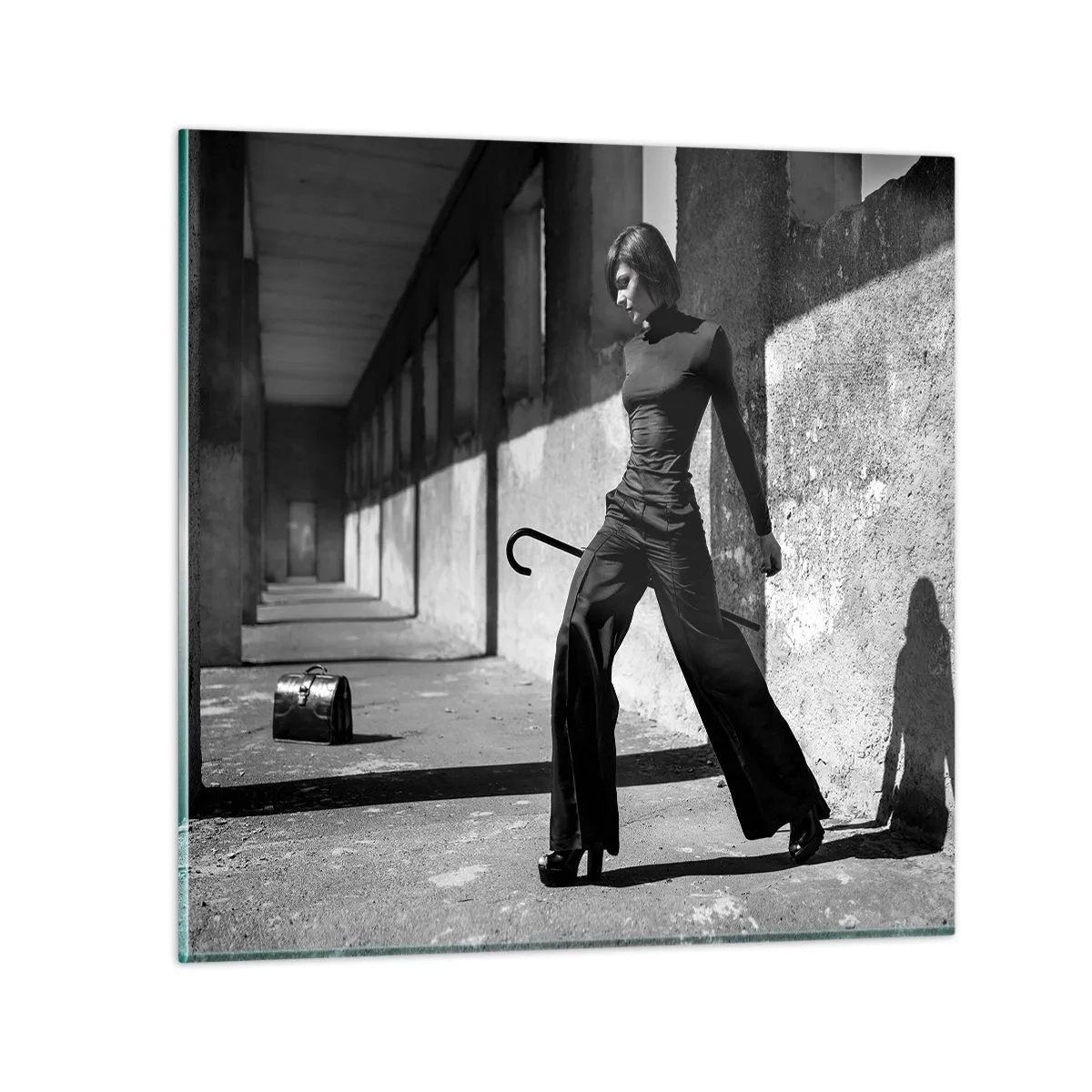 Glasbild - Bild auf glas - Urbane Eleganz - 30x30 cm