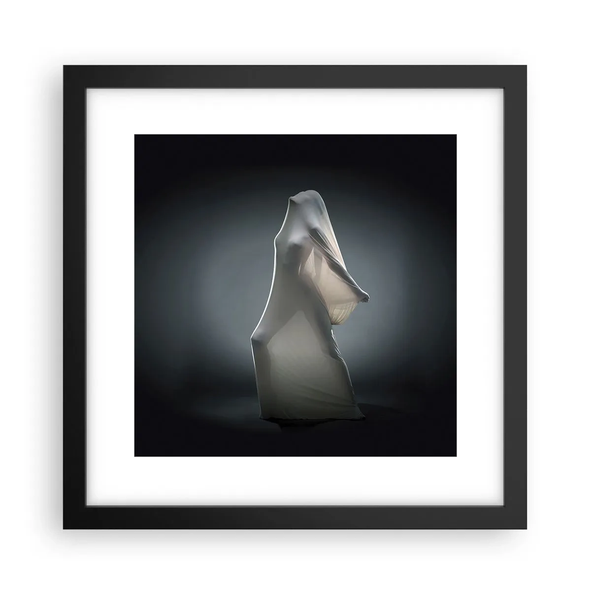 Poster in einem schwarzem Rahmen - Versteckte Wünsche - 30x30 cm