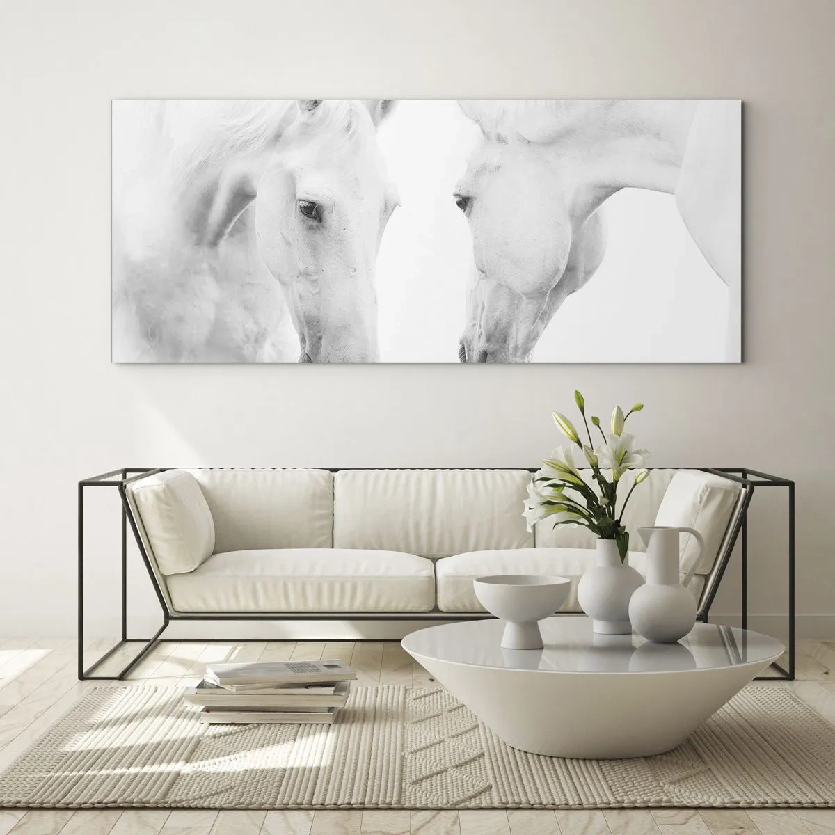 Glasbild - Bild auf glas - Ist das Freundschaft...? - 90x30 cm