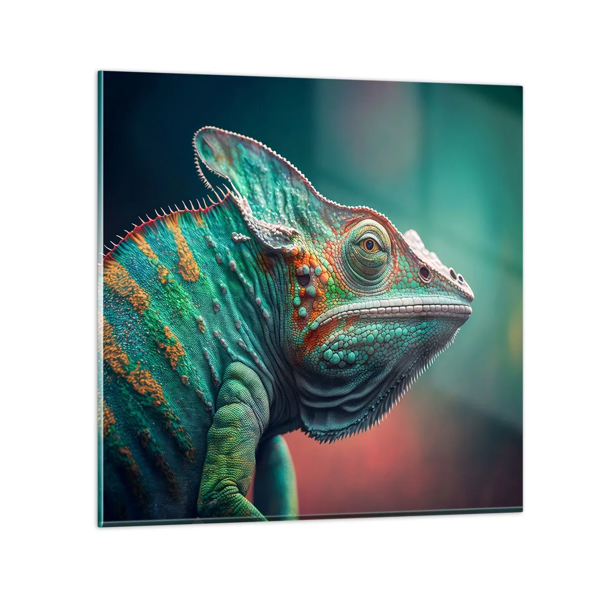 Glasbild - Bild auf glas - Siehst du mich? Nicht gut… - 30x30 cm