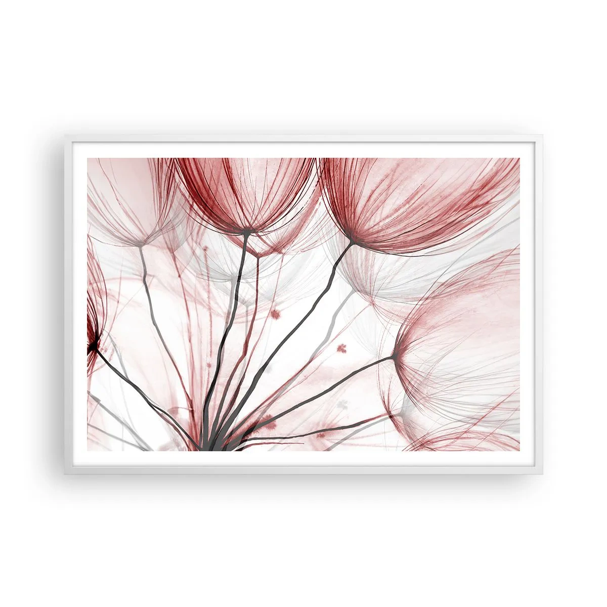 Poster in einem weißen Rahmen - Vor der Abfahrt - 100x70 cm