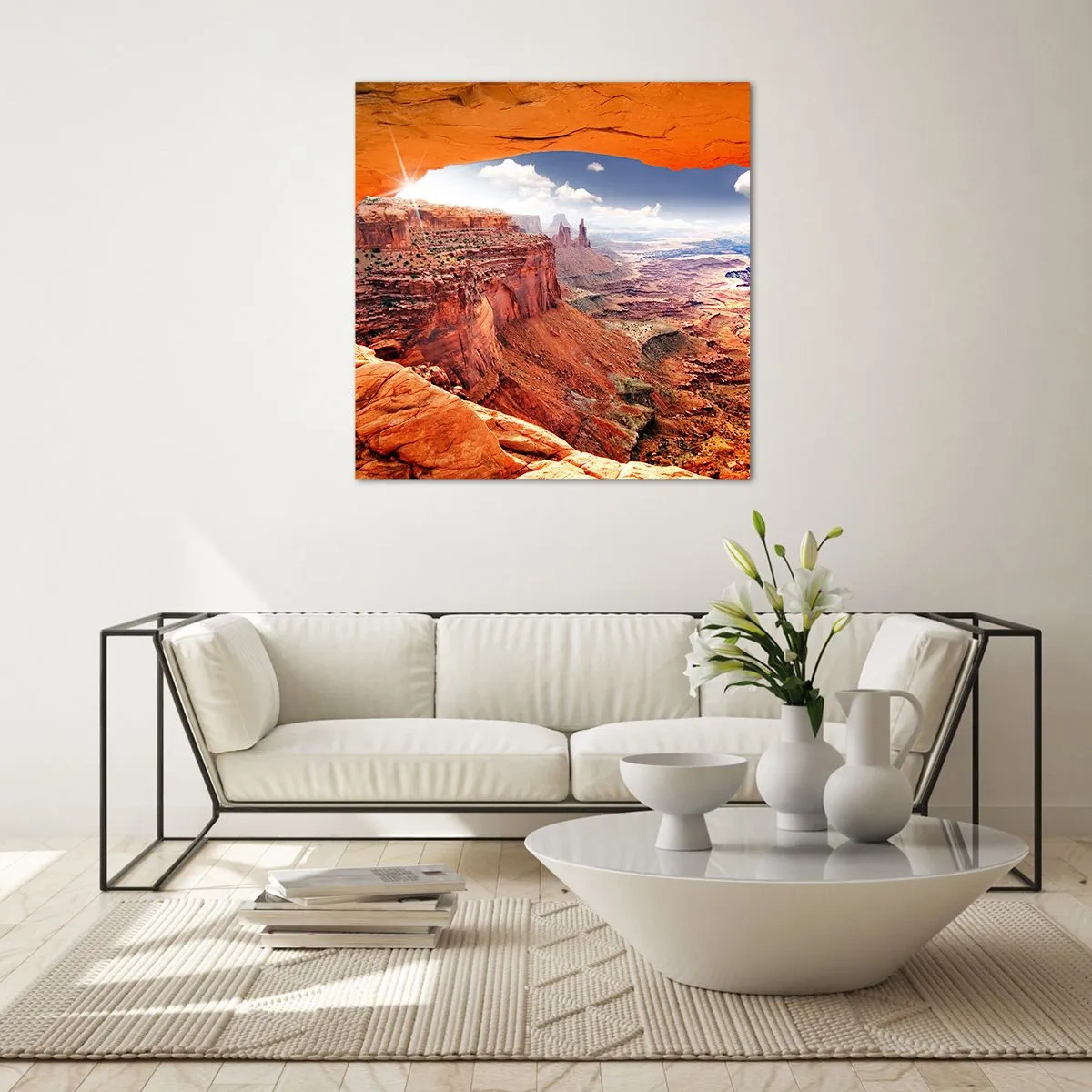 Glasbild - Bild auf glas - Von der Natur selbst geschnitzt - 50x50 cm