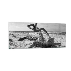 Glasbild - Bild auf glas - Meeresskulptur - 100x40 cm