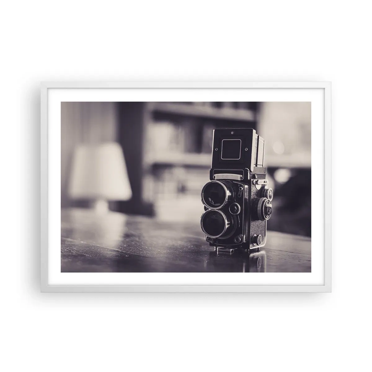 Poster in einem weißen Rahmen - Zauber alter Fotografie - 70x50 cm