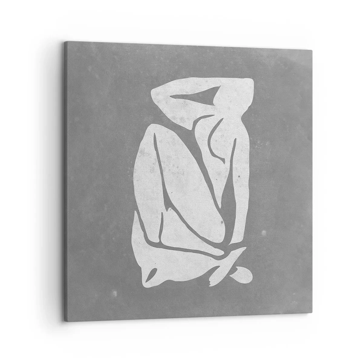 Bild auf Leinwand - Leinwandbild - In Gedanken versunken - 50x50 cm