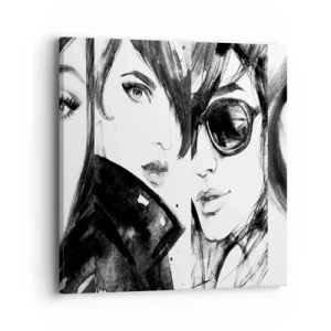 Bild auf Leinwand - Leinwandbild - Schönheit multipliziert - 40x40 cm