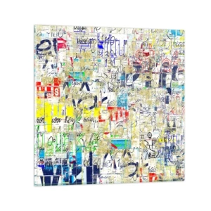 Glasbild - Bild auf glas - Es freut einfach die Augen - 40x40 cm