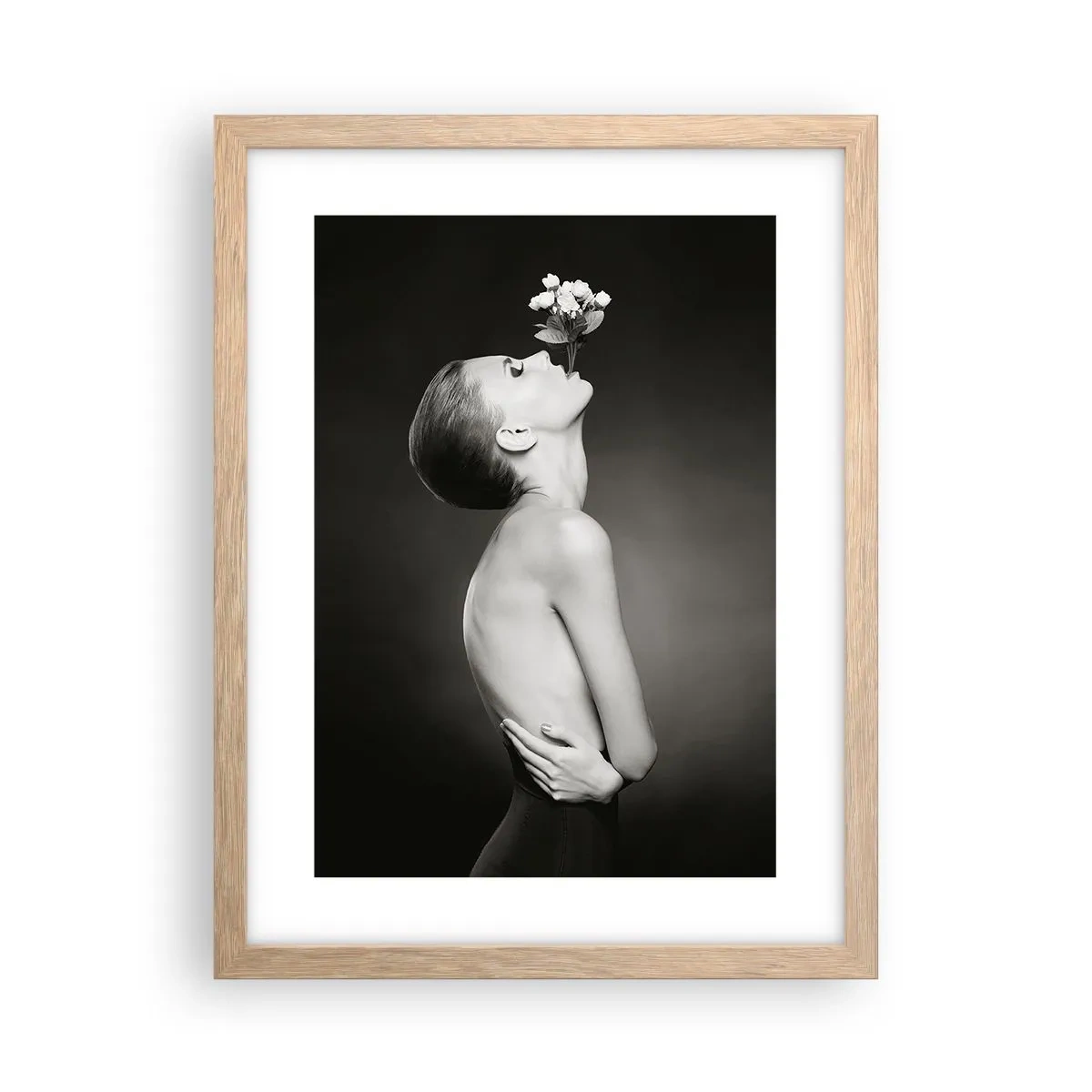 Poster in einem Rahmen aus heller Eiche - Exzentrische Eleganz - 30x40 cm