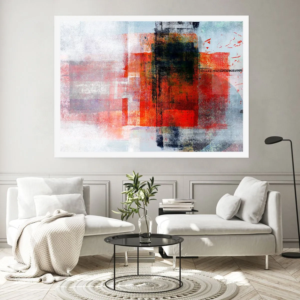 Poster - Komposition leuchtet - 70x50 cm