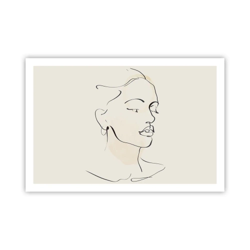 Poster - Eine bestimmte Linie - 91x61 cm