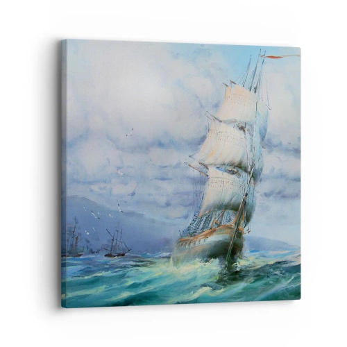 Bild auf Leinwand - Leinwandbild - Guter Wind - 30x30 cm