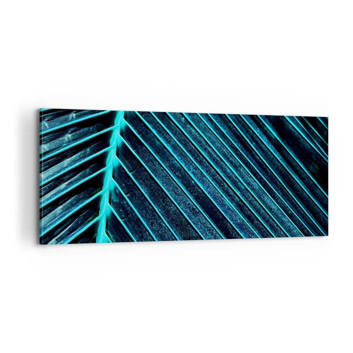 Bild auf Leinwand - Leinwandbild - Grüne Textur - 100x40 cm
