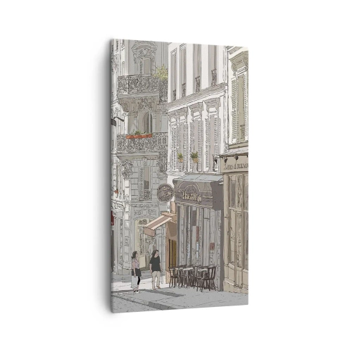 Bild auf Leinwand - Leinwandbild - Stadtfreuden - 45x80 cm