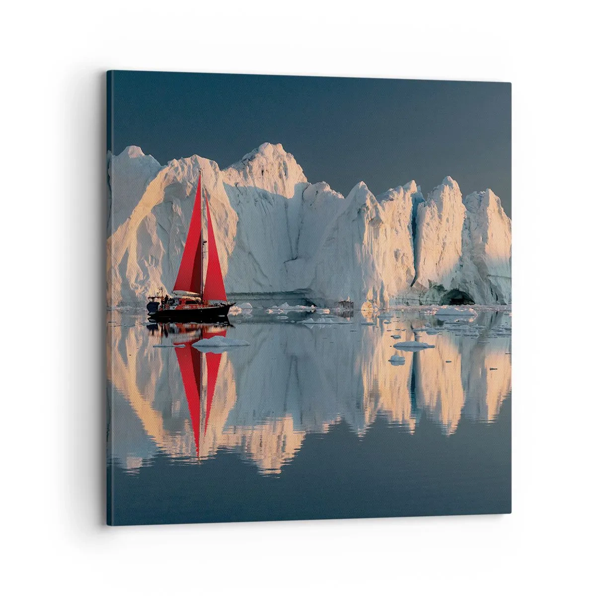 Bild auf Leinwand - Leinwandbild - Am Rande der Welt - 70x70 cm