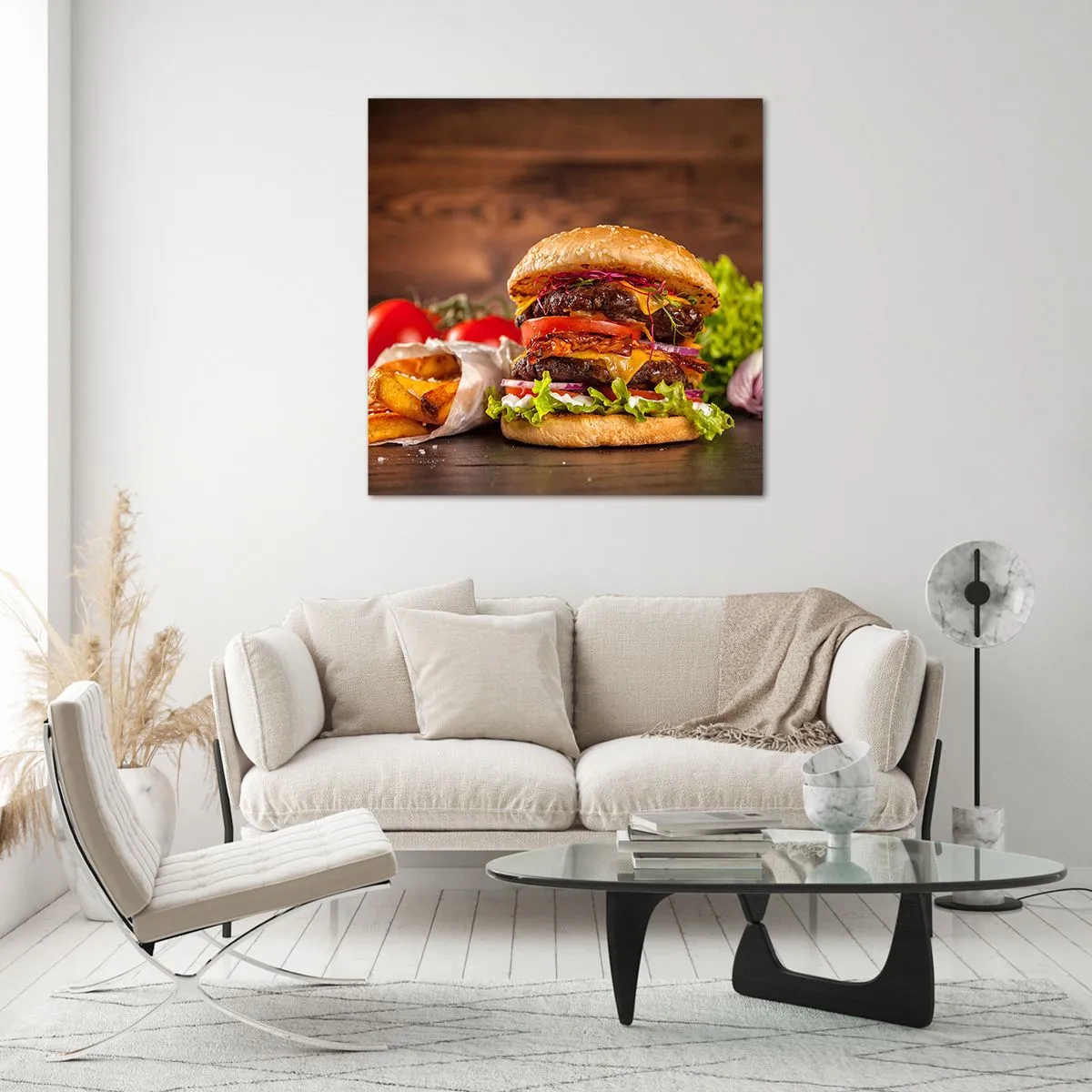 Glasbild - Bild auf glas - Die verbotene Frucht - 70x70 cm