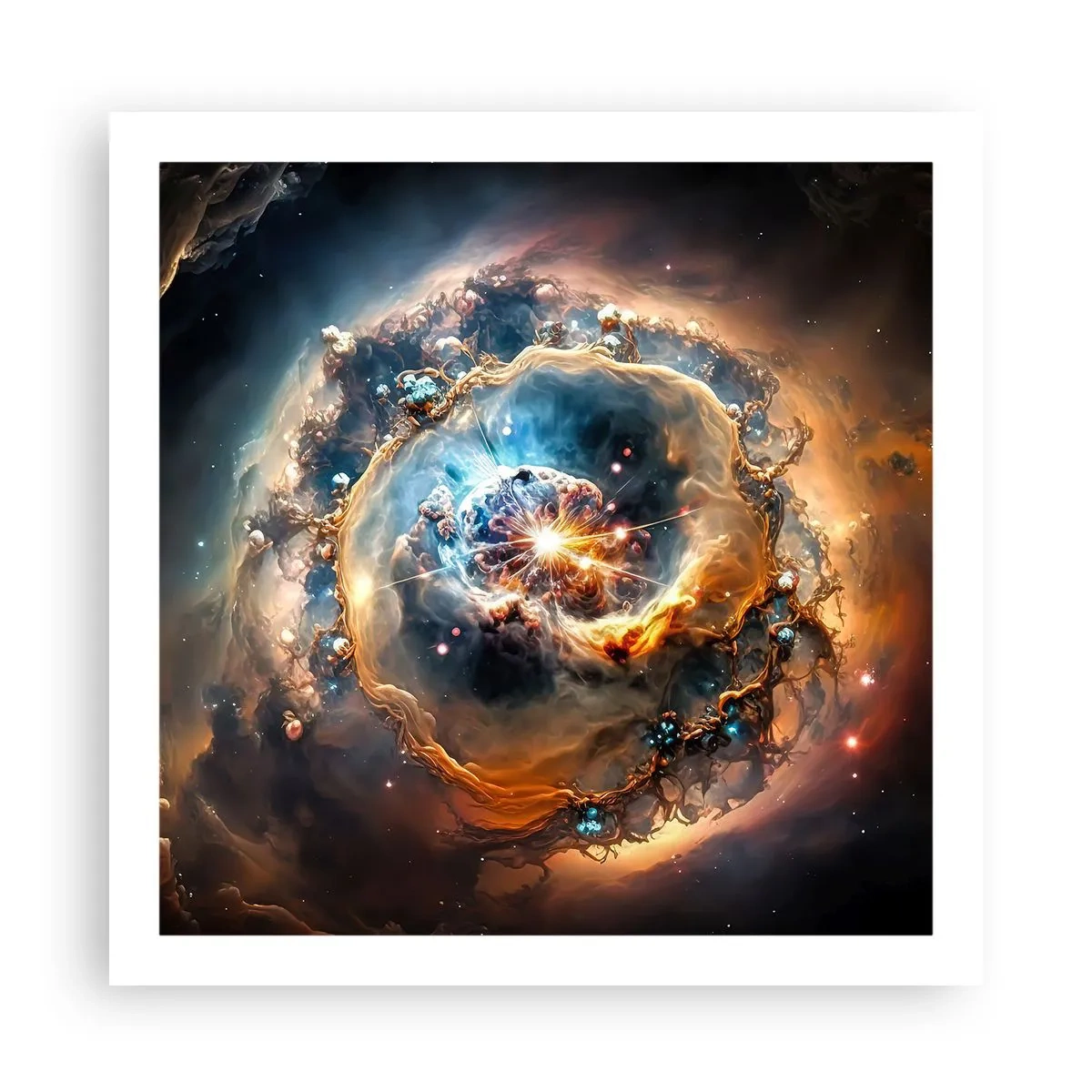 Poster - Anfang - 60x60 cm