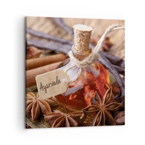 Bild auf Leinwand - Leinwandbild - Zur Einheit von Körper und Geist - 50x50 cm