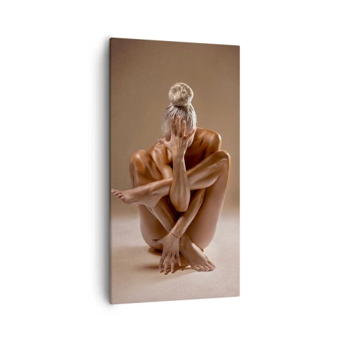 Bild auf Leinwand - Leinwandbild - Die Einheit von Körper und Geist - 55x100 cm