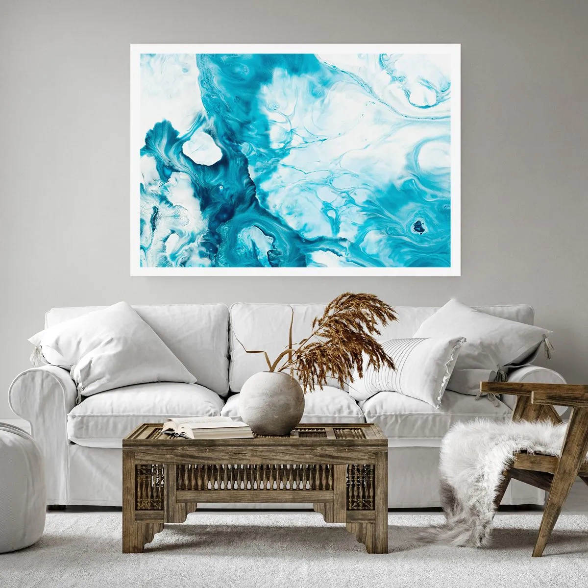 Poster - Blaues Konzert - 70x50 cm