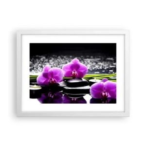 Poster in einem weißen Rahmen - In Ruhe ertrinken - 40x30 cm