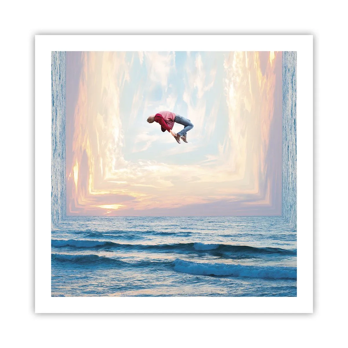 Poster - In eine andere Dimension - 60x60 cm
