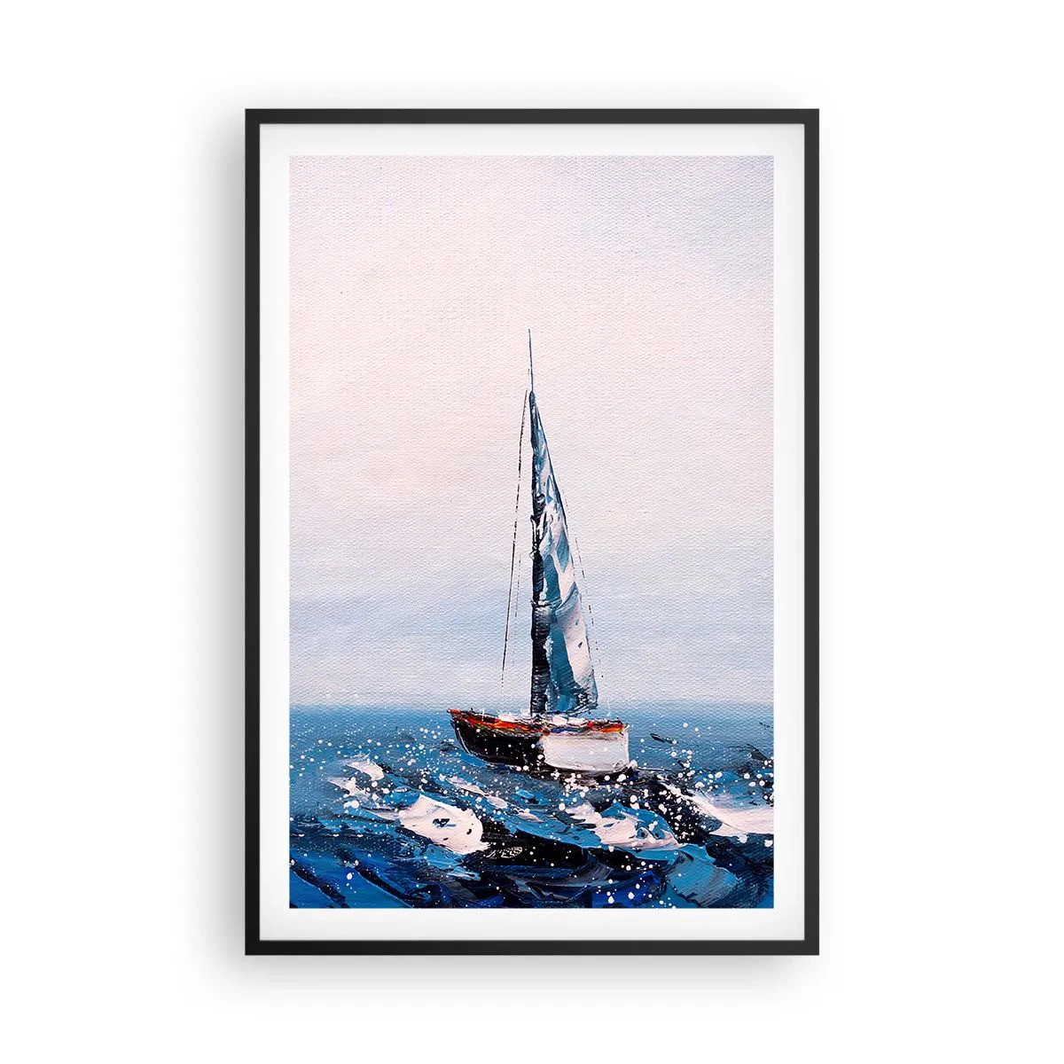 Poster in einem schwarzem Rahmen - Bruderschaft des Windes - 61x91 cm
