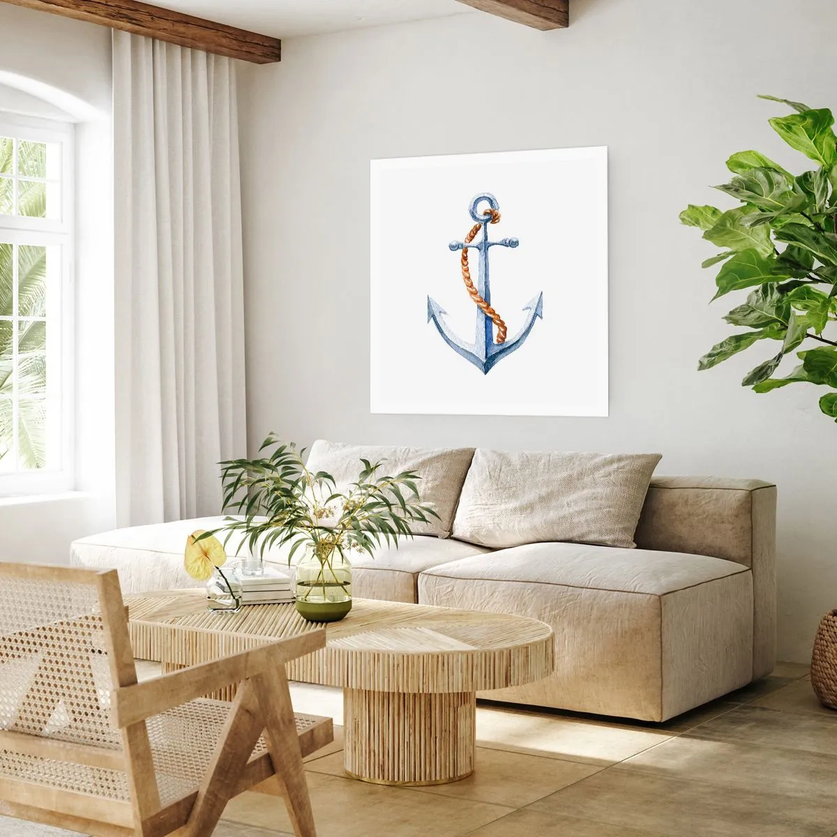 Poster - Ahoi Abenteuer! - 30x30 cm