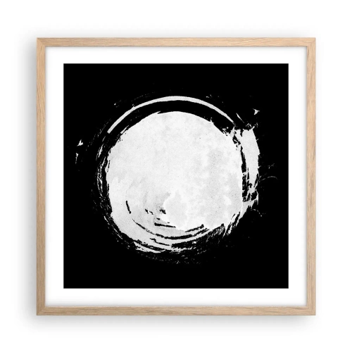 Poster in einem Rahmen aus heller Eiche - Gute Möglichkeit - 50x50 cm