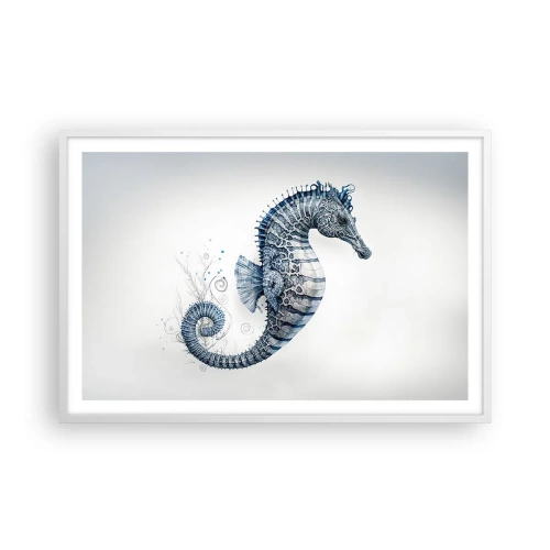 Poster in einem weißen Rahmen - Subtiler Witz der Natur - 91x61 cm