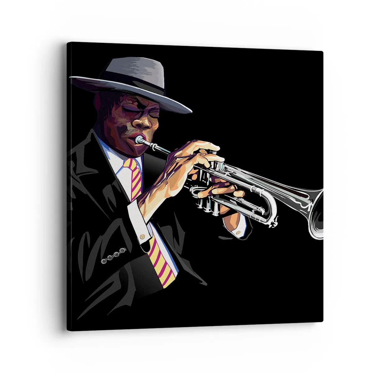 Bild auf Leinwand - Leinwandbild - Charme der alten Schule - 40x40 cm